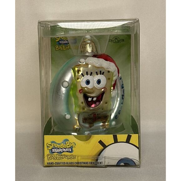 2010 Nickelodeon Viacom Kurt Adler Spongebob Squarepants Christmas Ornament - Picture 1 of 5
